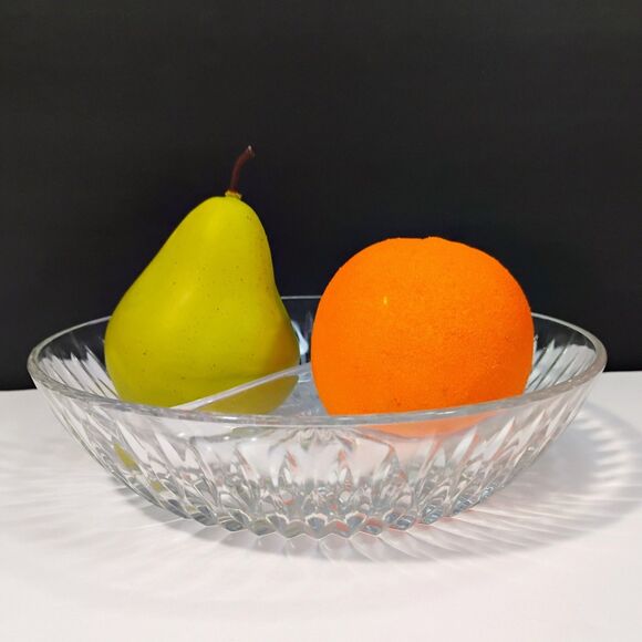 Vtg Led Crystal Princes House Divided Plate Serving Atomic Dish Jewelry Trinket - Picture 5 of 8